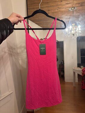 Halara Hot Pink Easy Peezy Activity Dress 🏓✨